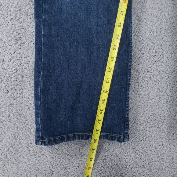 🚫SOLD🚫LEVI'S 527 Boot Cut Jeans Mens Sz 34x30 Dark Washed Faded Whiskered - Picture 12 of 14
